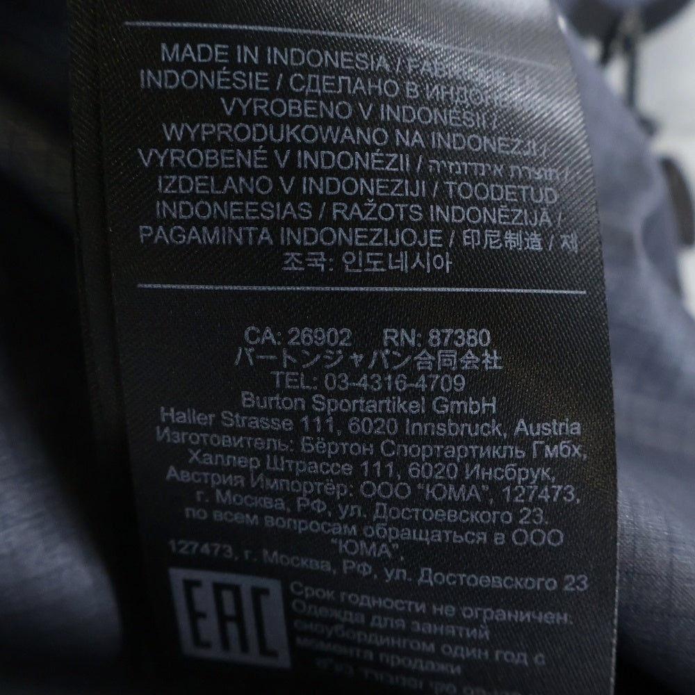 BURTON(バートン) ×Fragment AK GORE-TEX 3L フラグメントデザイン アクマー ゴアテックス スノーボードジャケット グレー