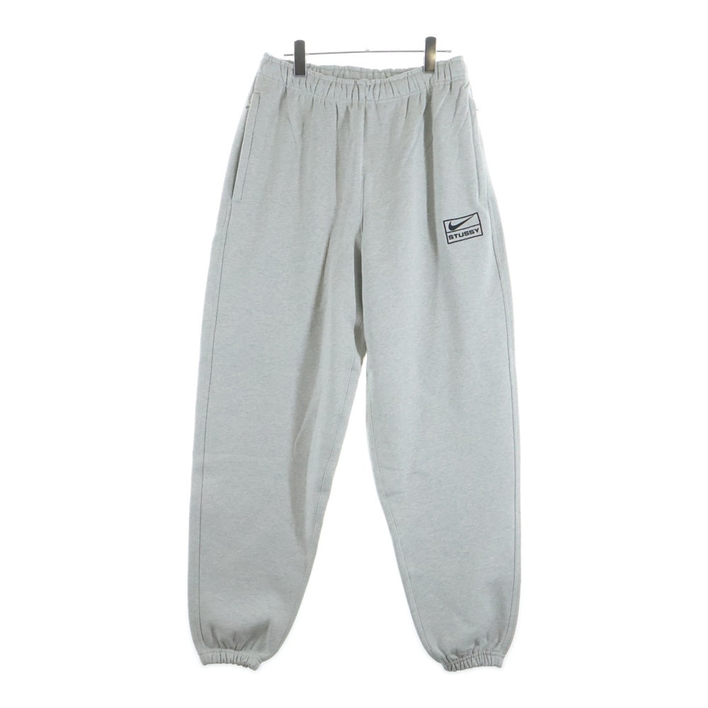 NIKE(ナイキ) 23AW ×STUSSY STONE WASHED FLEECE PANT ステューシー ウォッシュド フリース スウェットパンツ グレー FN5231-050