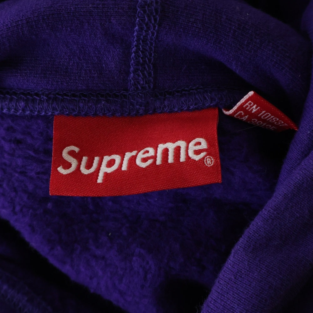 SUPREME(シュプリーム) 20AW Cross box logo Hooded Sweat Shirts クロスボックスロゴ プルオーバースウェットパーカー フーディー パープル