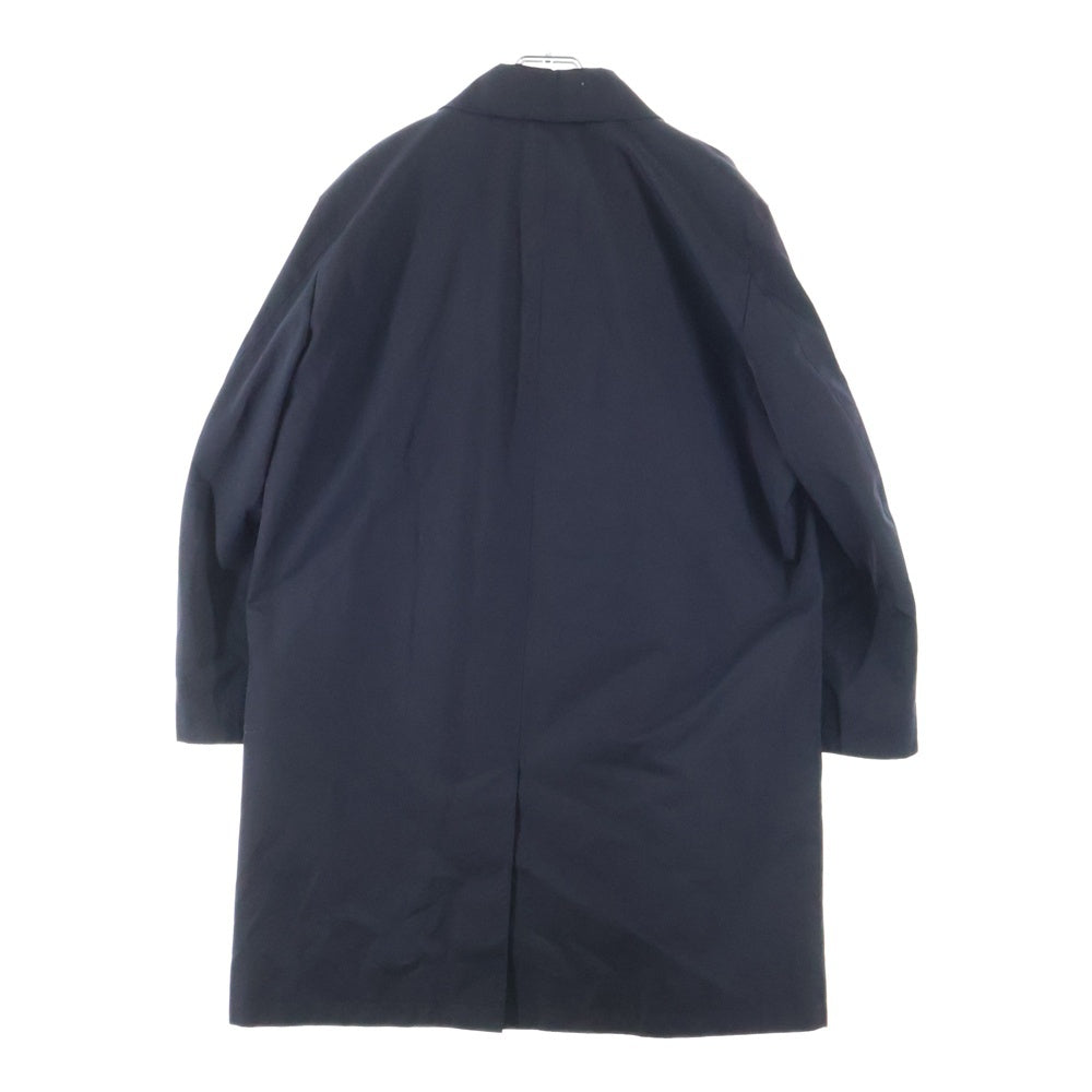 BROOKS BROTHERS(ブルックス ブラザーズ) チェックライナー付き ウール ロングステンカラーコート ブラック
