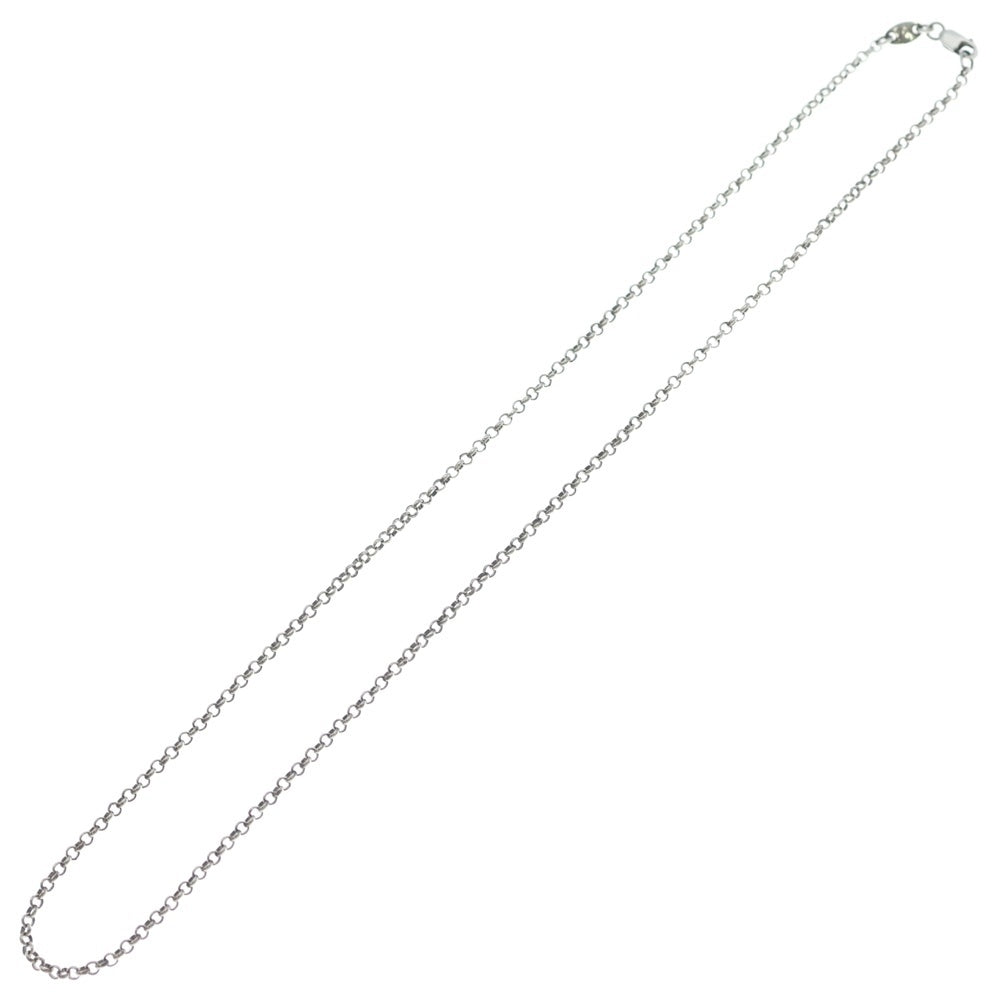 CHROME HEARTS(クロムハーツ) NECKCHAIN R18 ロールチェーンネックレス 18inch シルバー BCA083