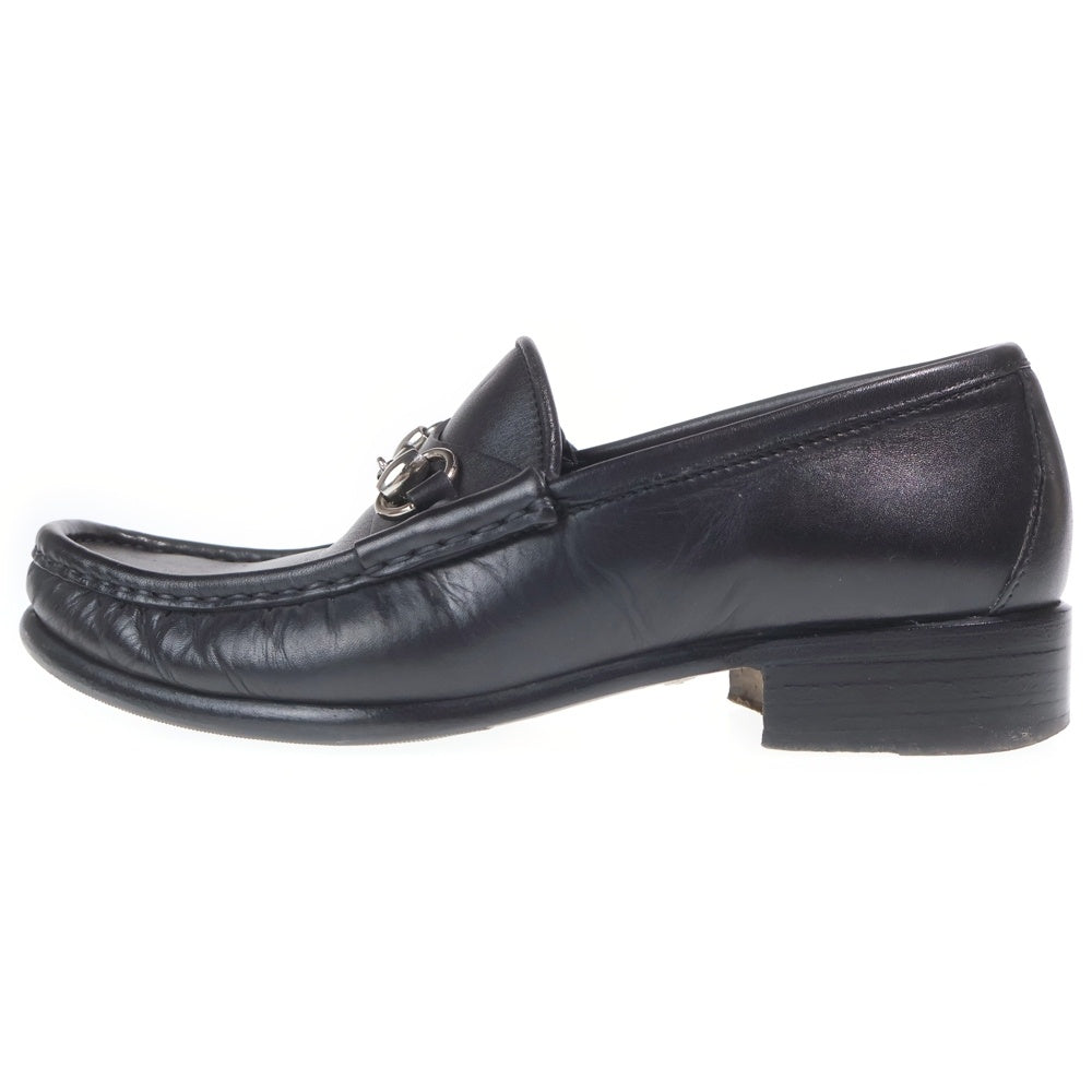 GUCCI(グッチ) ホースビット レザー ローファー ブラック 367762
