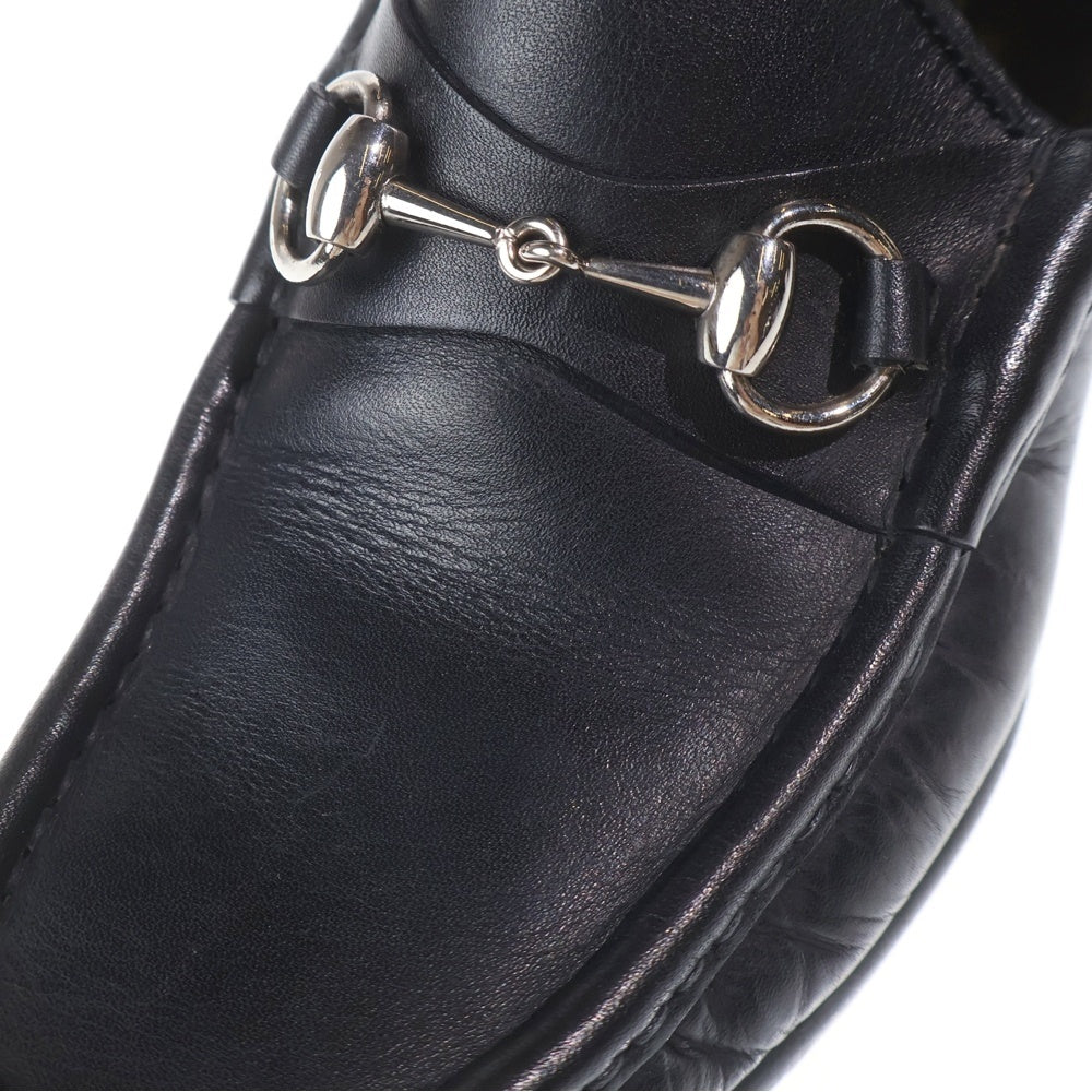 GUCCI(グッチ) ホースビット レザー ローファー ブラック 367762