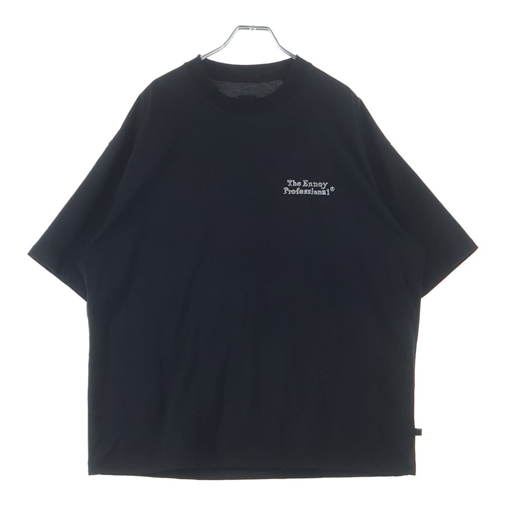 DAIWA PIER39(ダイワ ピアサーティナイン) 23SS ×ENNOY ×スタイリスト私物 TECH DRAWSTRING TEE エンノイ テック ドローストリング 半袖Tシャツ カットソー ブラック BE-37023