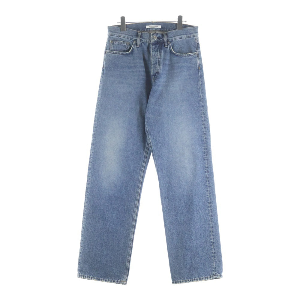 SUNFLOWER(サンフラワー) LOOSE DENIM イタリア製 オーガニックコットン ルーズフィット ボタンフライ ワイドデニムパンツ インディゴ 5059 702