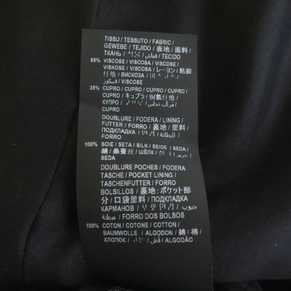 SAINT LAURENT PARIS(サンローランパリ) 20AW イタリア製 ベルベット 1B テーラードジャケット ブラック 628186 Y1B48