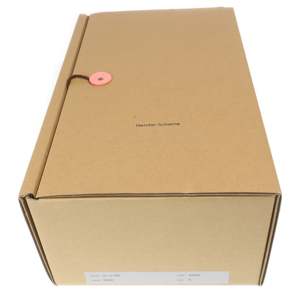 Hender Scheme(エンダースキーマ) klein クライン タッセルキルト スリッポン レザーシューズ ホワイト ur-rs-kle