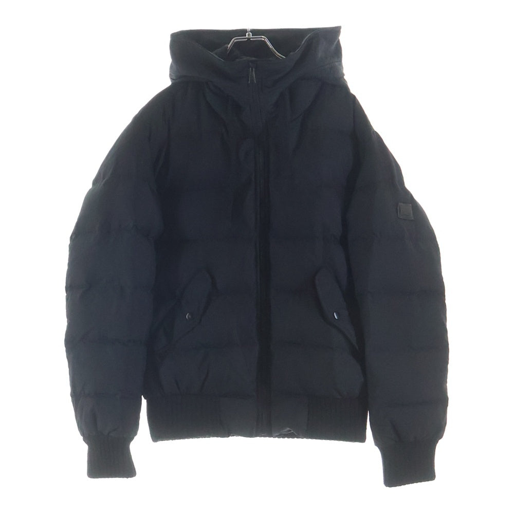 DOLCE & GABBANA(ドルチェアンドガッバーナ) ドローストリング ナイロン パファー 中綿ジャケット ブラック G9AG9G