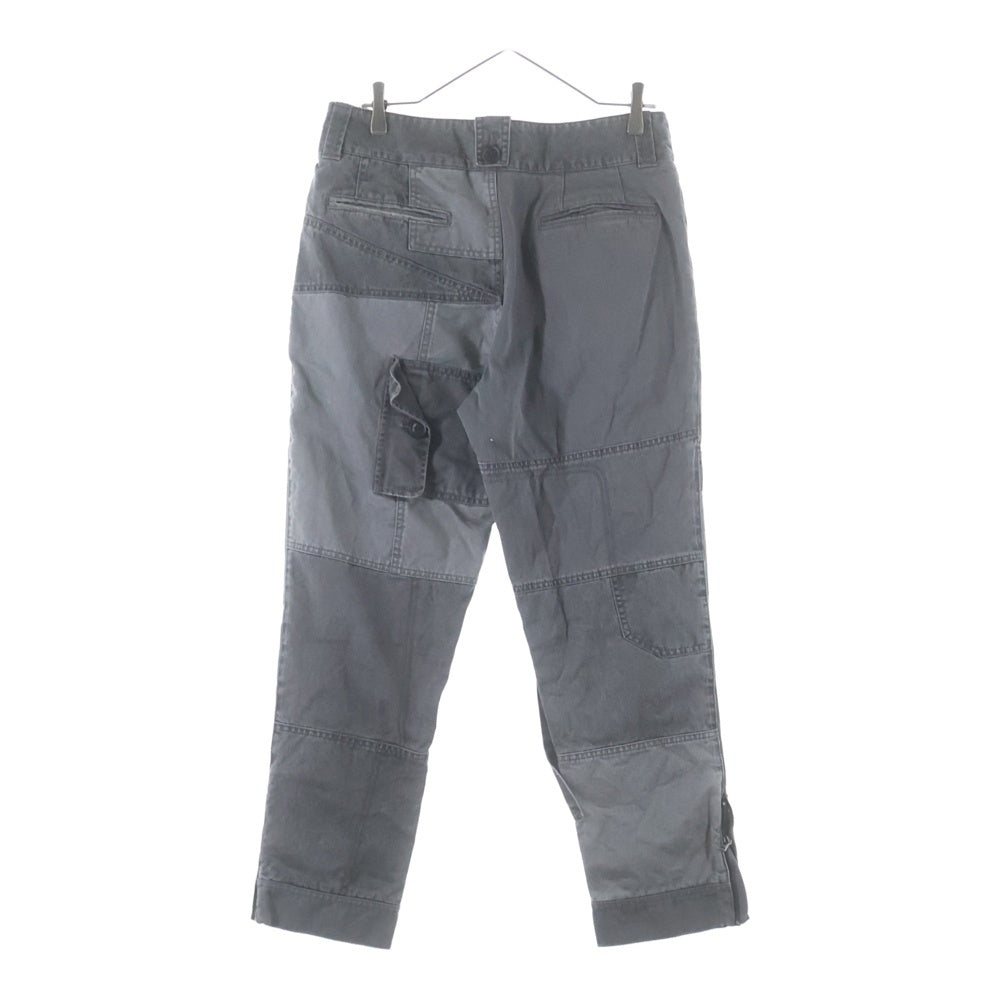 DOLCE & GABBANA(ドルチェアンドガッバーナ) 再構築デザイン コットン カーゴパンツ グレー G3AZHZ