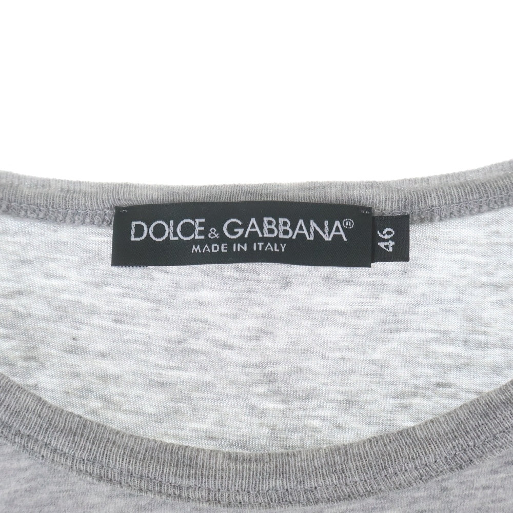 DOLCE & GABBANA(ドルチェアンドガッバーナ) MARILYN MONROE 2011 フォトプリント クルーネック 半袖Tシャツ カットソー グレー G8Q82T/G7DF8