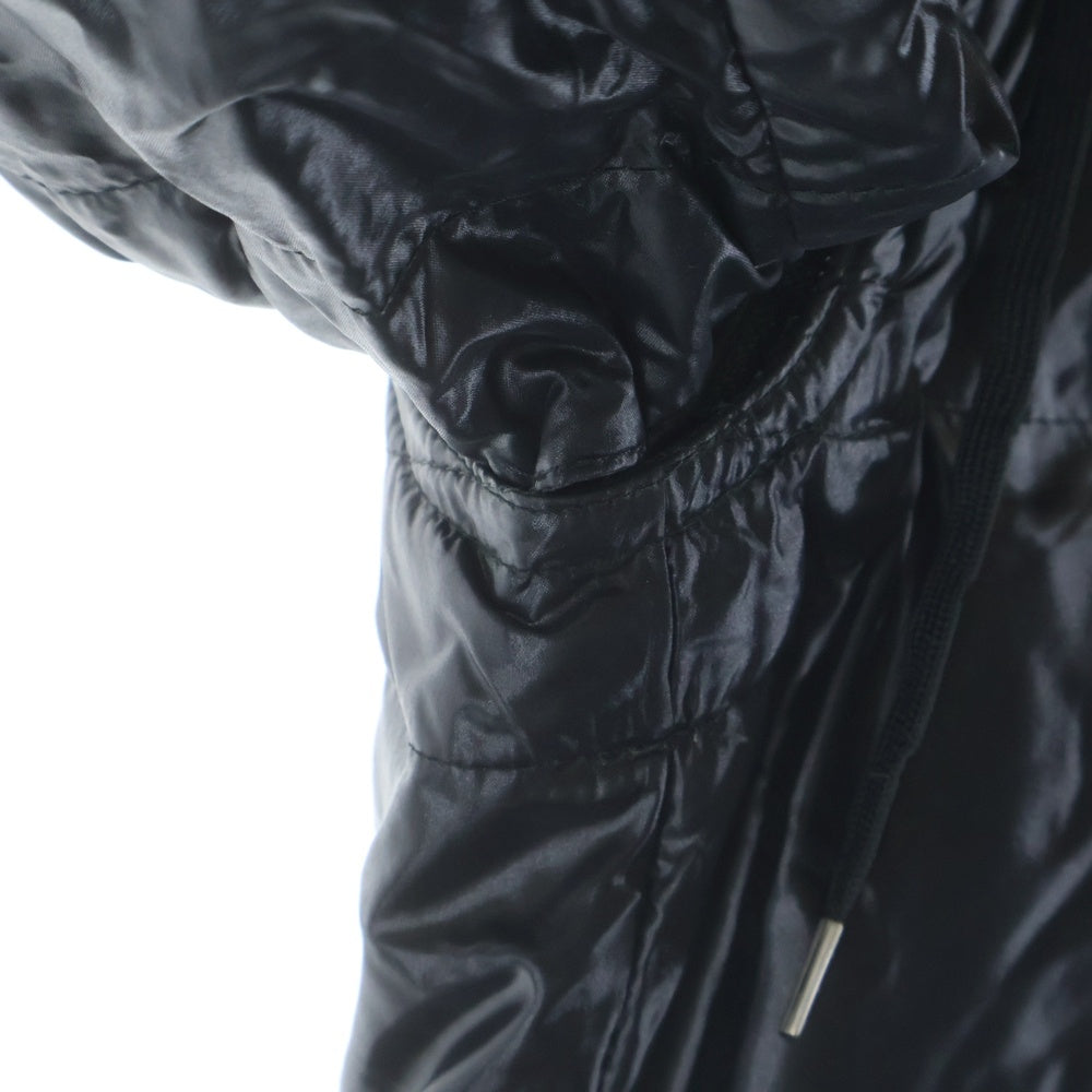 Dior HOMME(ディオールオム) 09AW ビッグフーデッド 2Way ナイロン ダウンジャケット ベスト ブラック 9H3142770418