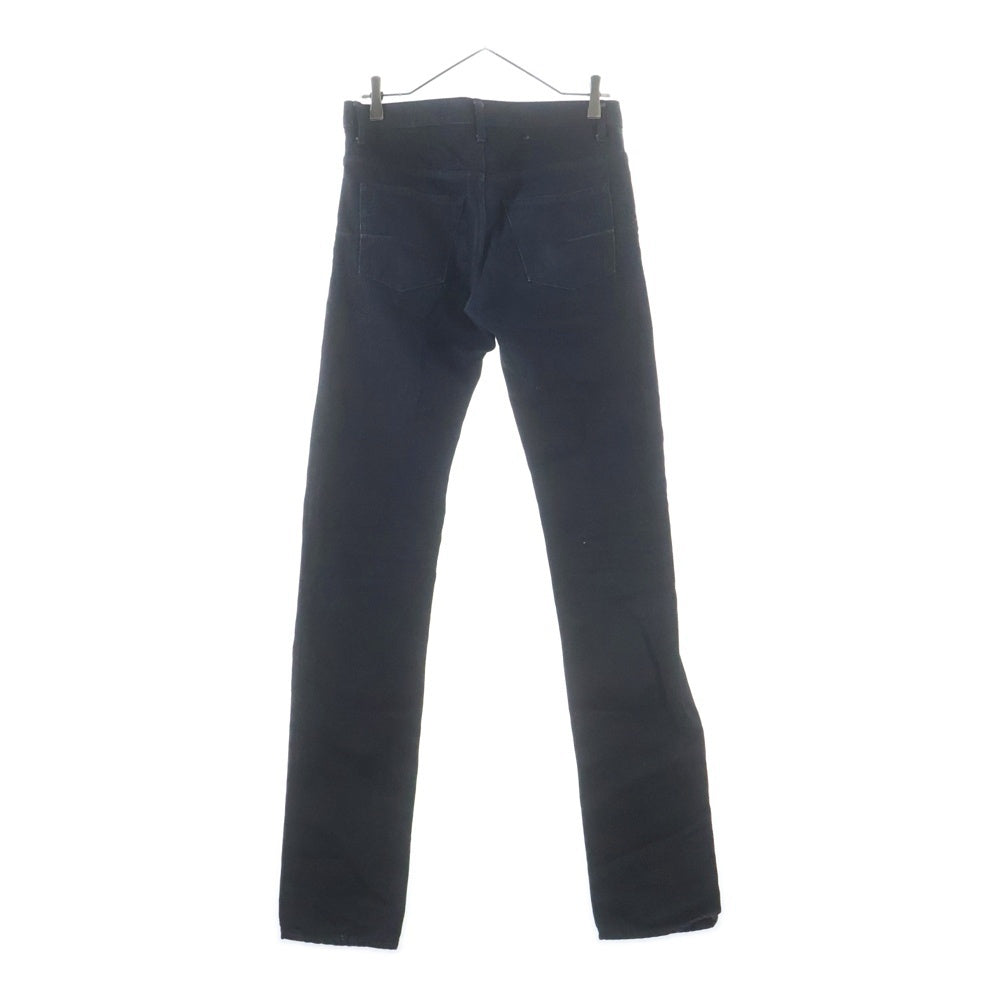 Dior HOMME(ディオールオム) エディ期コーティング 加工 ボタンフライ スキニー デニムパンツ ジーンズ インディゴ/ブラック
