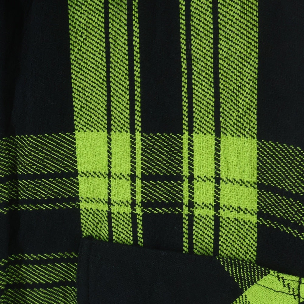 N.HOOLYWOOD(エヌハリウッド) 24SS ×BIG MAC SHIRT ビッグマック チェック柄 コットンフランネル長袖シャツ ブラック/グリーン 2241-SH27-012