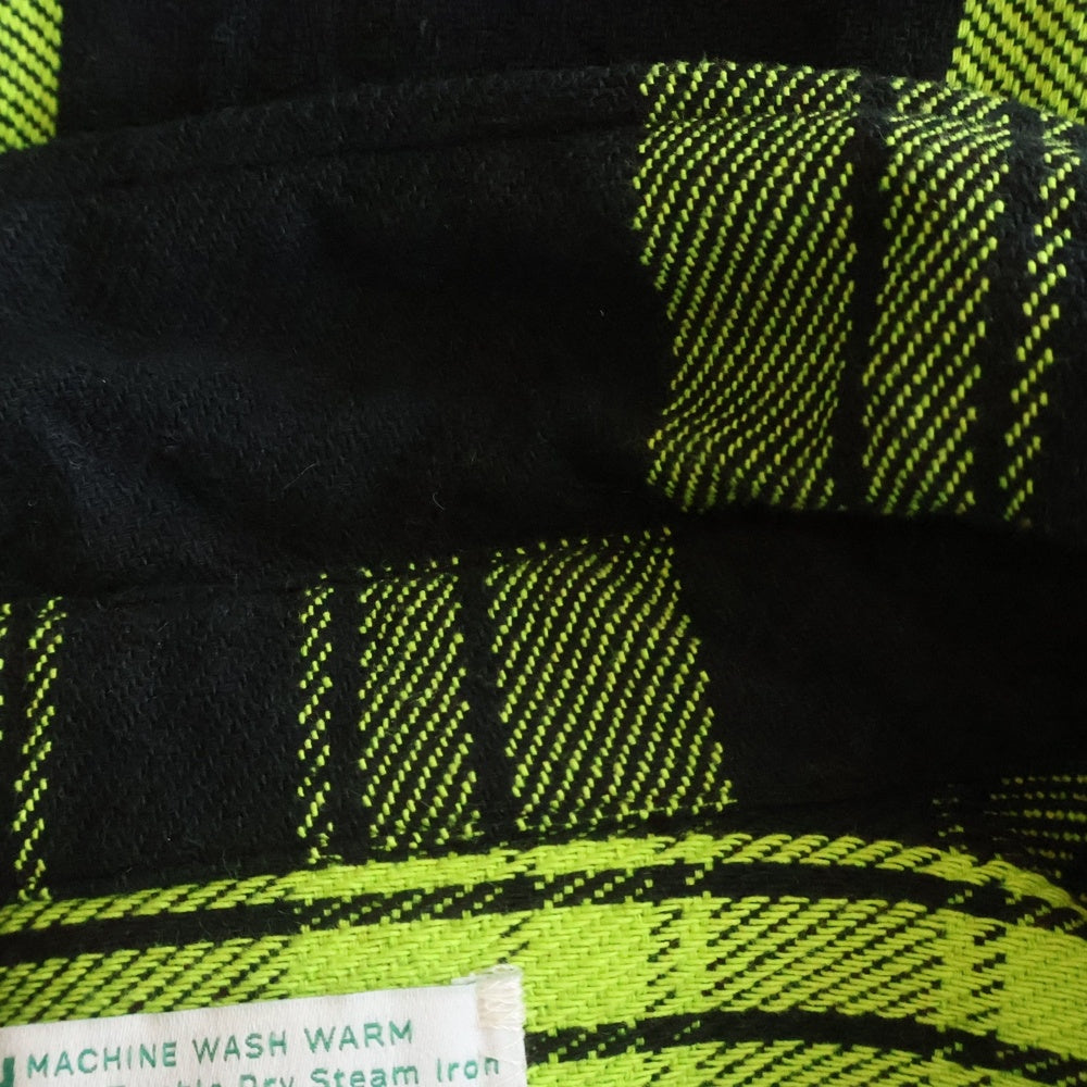 N.HOOLYWOOD(エヌハリウッド) 24SS ×BIG MAC SHIRT ビッグマック チェック柄 コットンフランネル長袖シャツ ブラック/グリーン 2241-SH27-012