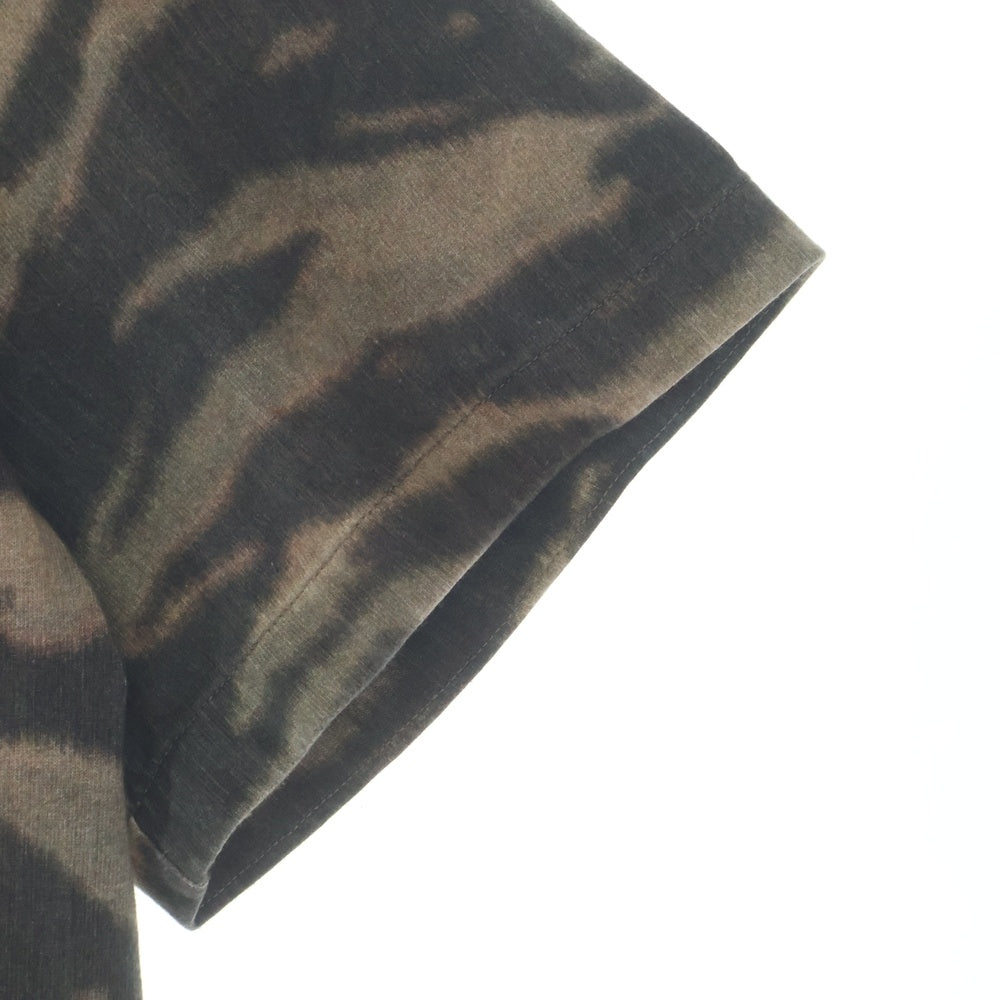 JIL SANDER(ジルサンダー) 25SS T-SHIRT CN SS 総柄 異素材切替 胸ポケット クルーネック 半袖Tシャツ カットソー マルチカラー J22GC0198 J20291