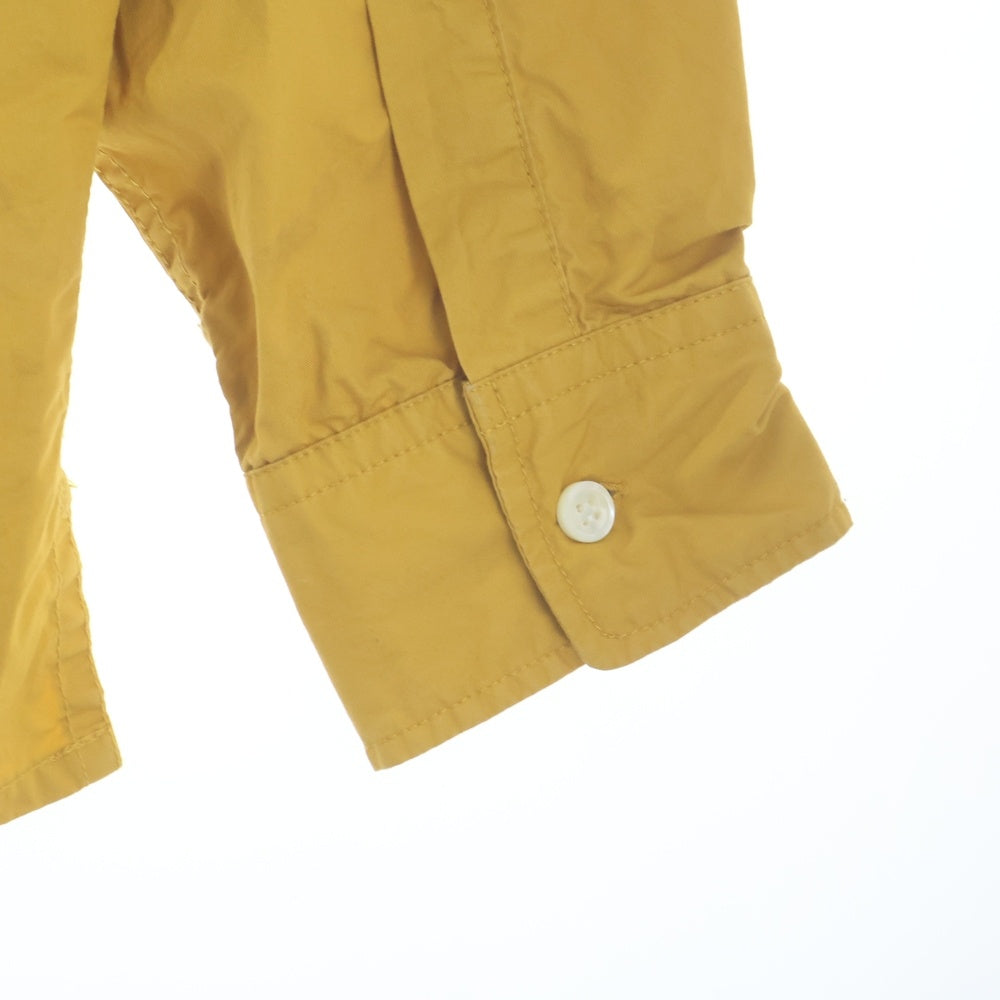 C.E(シーイー) 18AW HALF ZIP BIG SHIRT グラフィックプリント ハーフジップ ビッグ 長袖シャツ イエロー