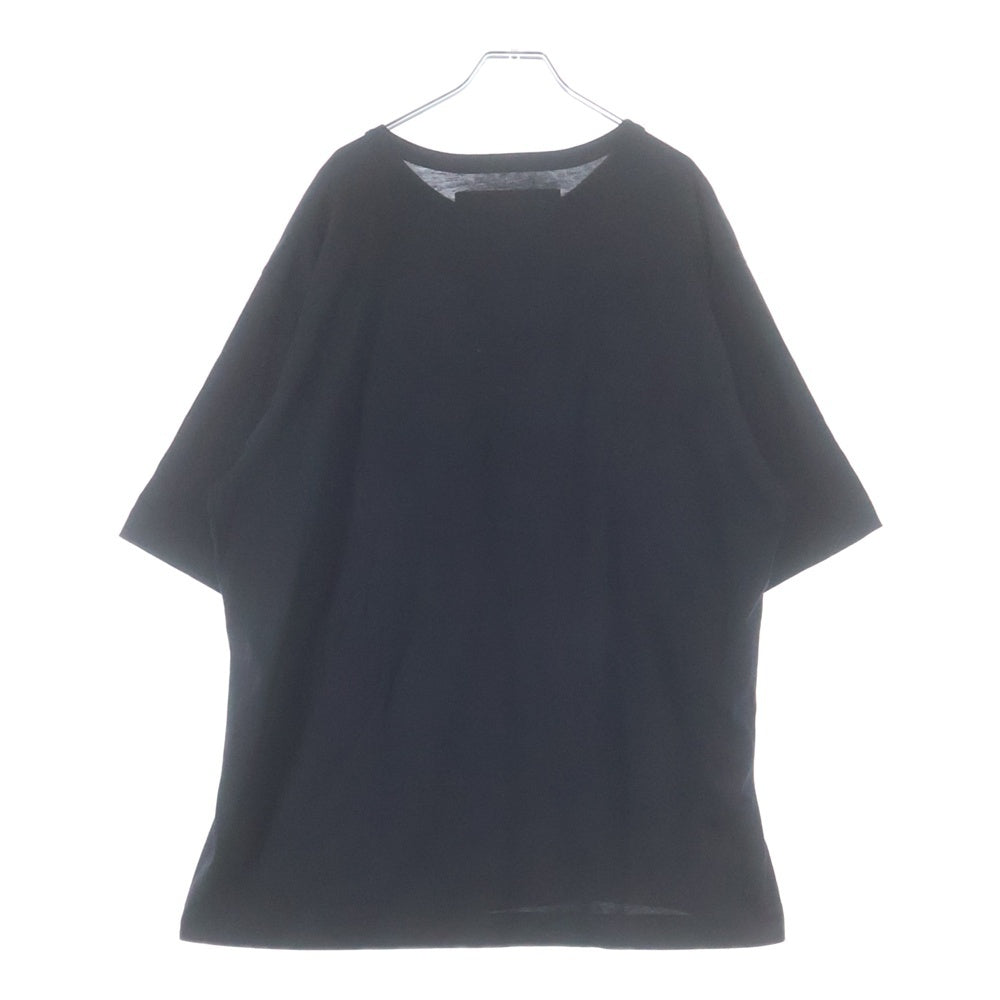 DRIES VAN NOTEN(ドリスヴァンノッテン) MIKA NINAGAWA ミカニナガ アートプリント クルーネック 半袖Tシャツ カットソー ブラック