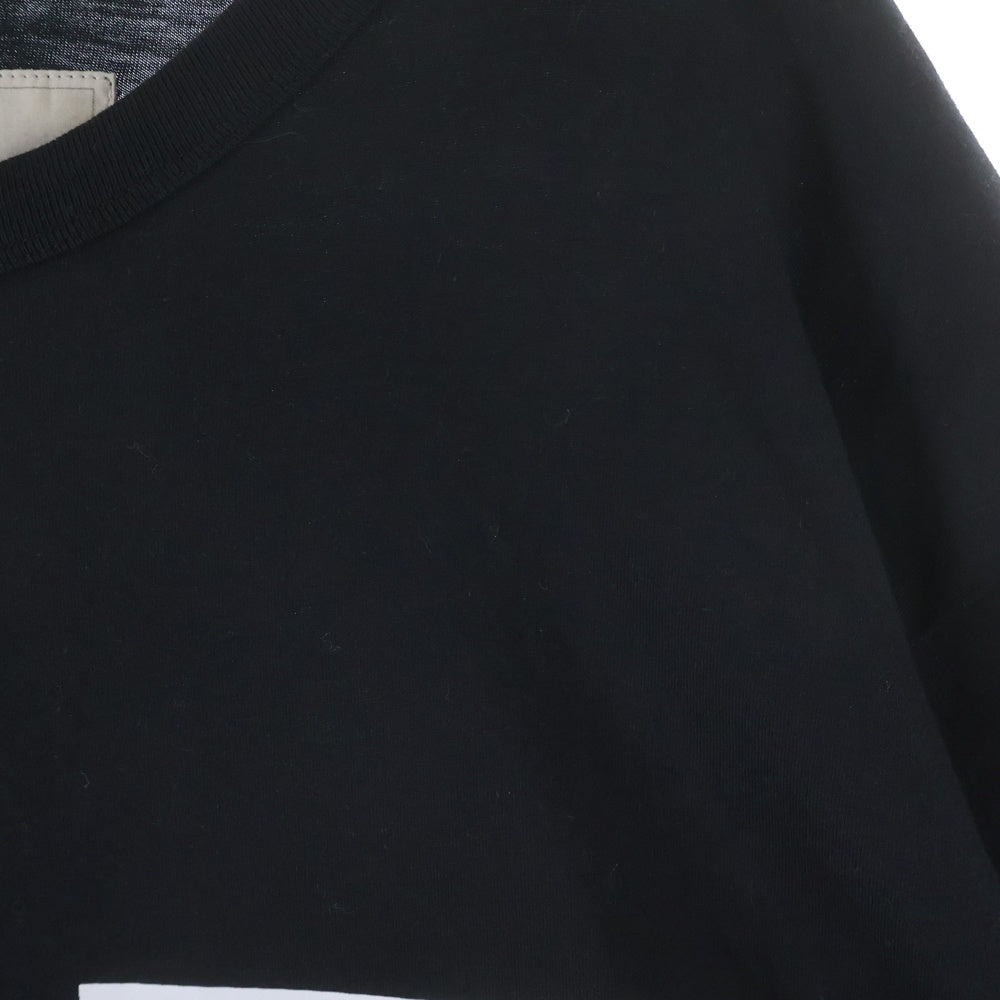 DRIES VAN NOTEN(ドリスヴァンノッテン) MIKA NINAGAWA ミカニナガ アートプリント クルーネック 半袖Tシャツ カットソー ブラック