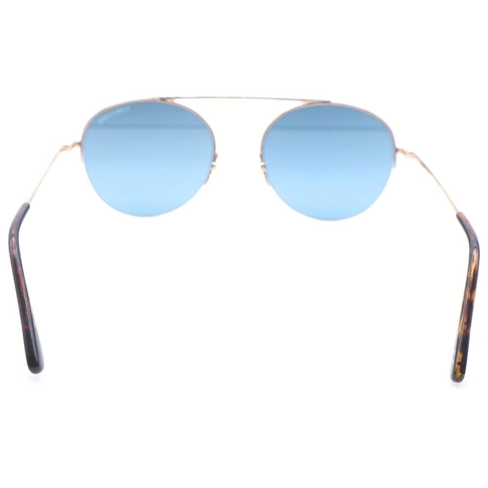TOM FORD(トムフォード) TF668 28X ハーフリム カラーレンズ サングラス アイウェア メガネ ゴールド