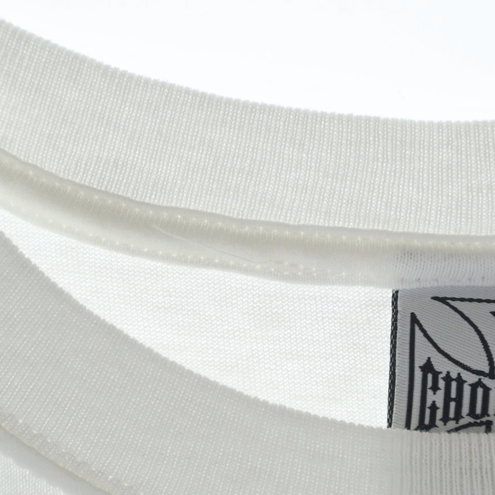 VINTAGE(ヴィンテージ) 00s WEST COAST CHOPPERS IRON CROSS ウェストコーストチョッパーズ アイロンクロス 両面プリント クルーネック半袖Tシャツカットソー ホワイト
