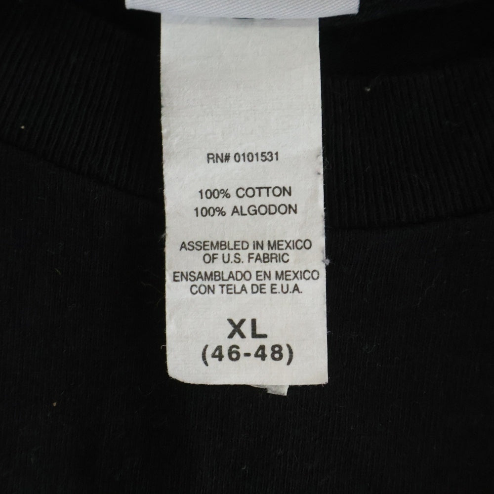 VINTAGE(ヴィンテージ) 00s WEST COAST CHOPPERS IRON CROSS ウェストコーストチョッパーズ アイロンクロス 両面プリント クルーネック長袖Tシャツカットソー ブラック