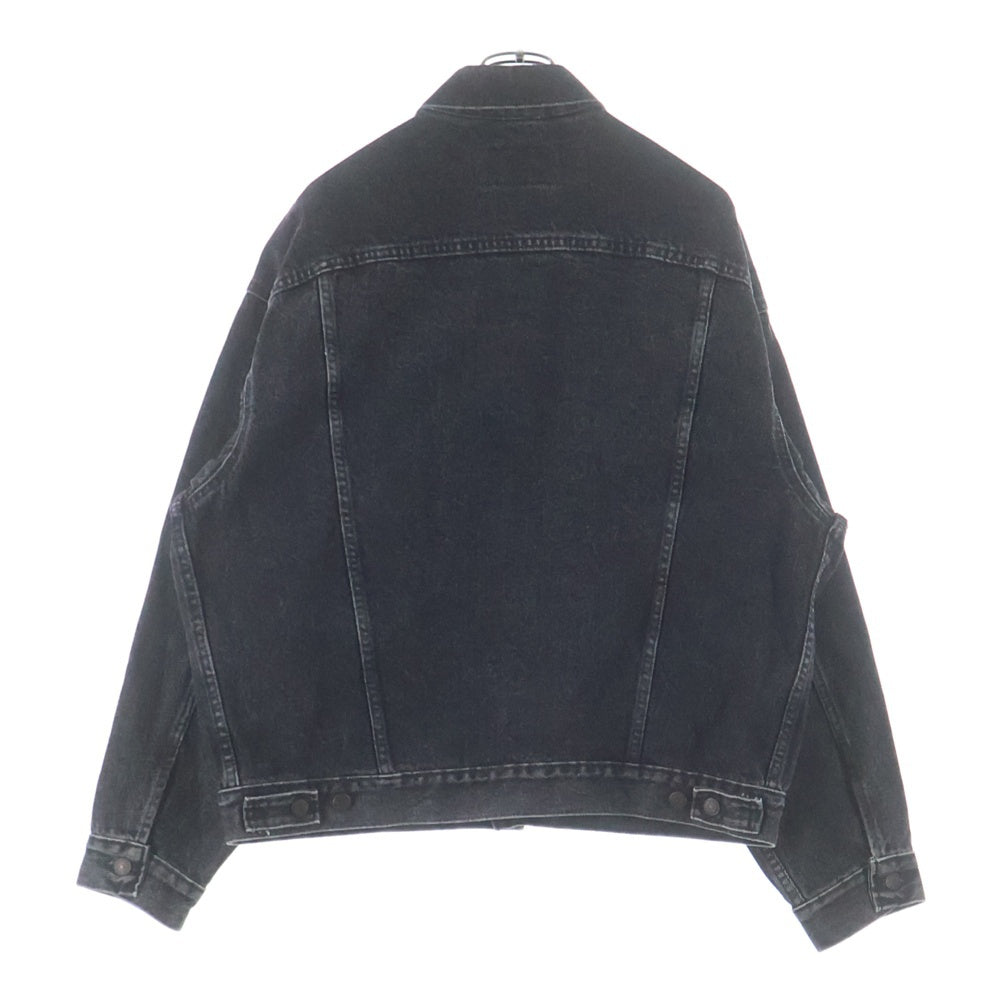 Levi's(リーバイス) 80s VINTAGE 70507-4858 ヴィンテージ ボタン裏527 先染めブラック USA製 デニムトラッカージャケット ブラック
