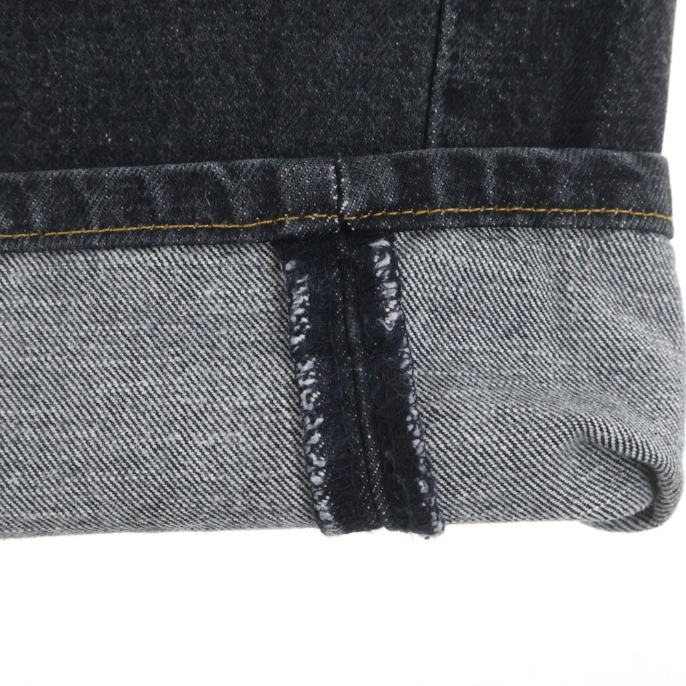 Levi's(リーバイス) 00s VINTAGE 501 ヴィンテージ ボタン裏553 USA製 先染めブラック デニムパンツ ブラック 501-0155