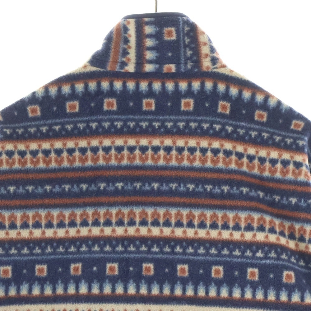 PATAGONIA(パタゴニア) 21AW ライトウェイトシンチラスナップT プルオーバー ハーフボタン フリースジャケット ネイビー/ブラウン 25580FA21