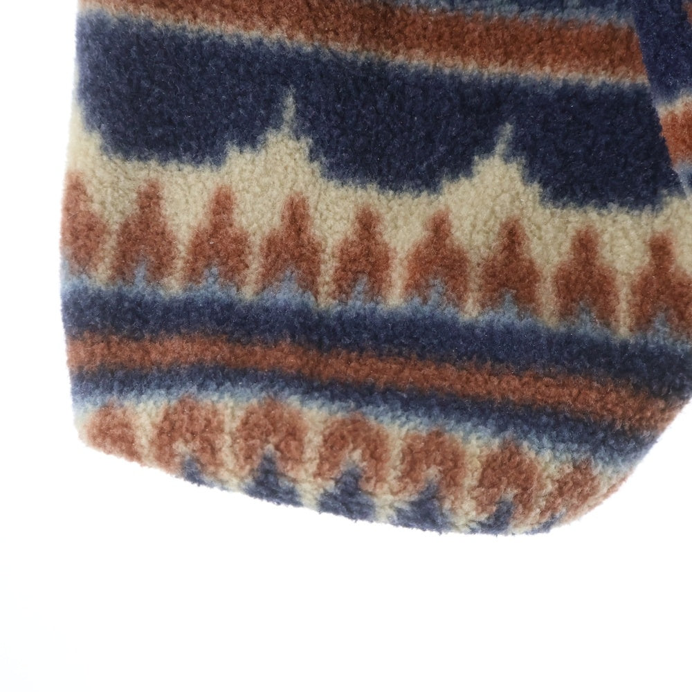 PATAGONIA(パタゴニア) 21AW ライトウェイトシンチラスナップT プルオーバー ハーフボタン フリースジャケット ネイビー/ブラウン 25580FA21