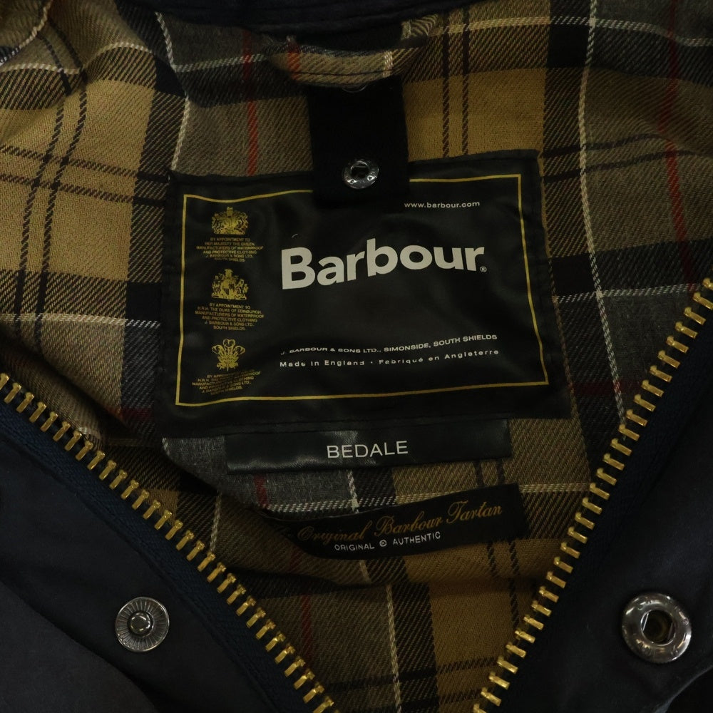 Barbour(バブアー) BEDARE ビデイル ワックスコーティング オイルドジャケット ネイビー MWX0018NY91