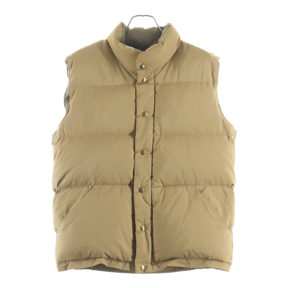 NO BRAND(ノーブランド) CRESCENT DOWN WORKS Italian Vest クレセントダウンワークス イタリアンダウンベスト ブラウン