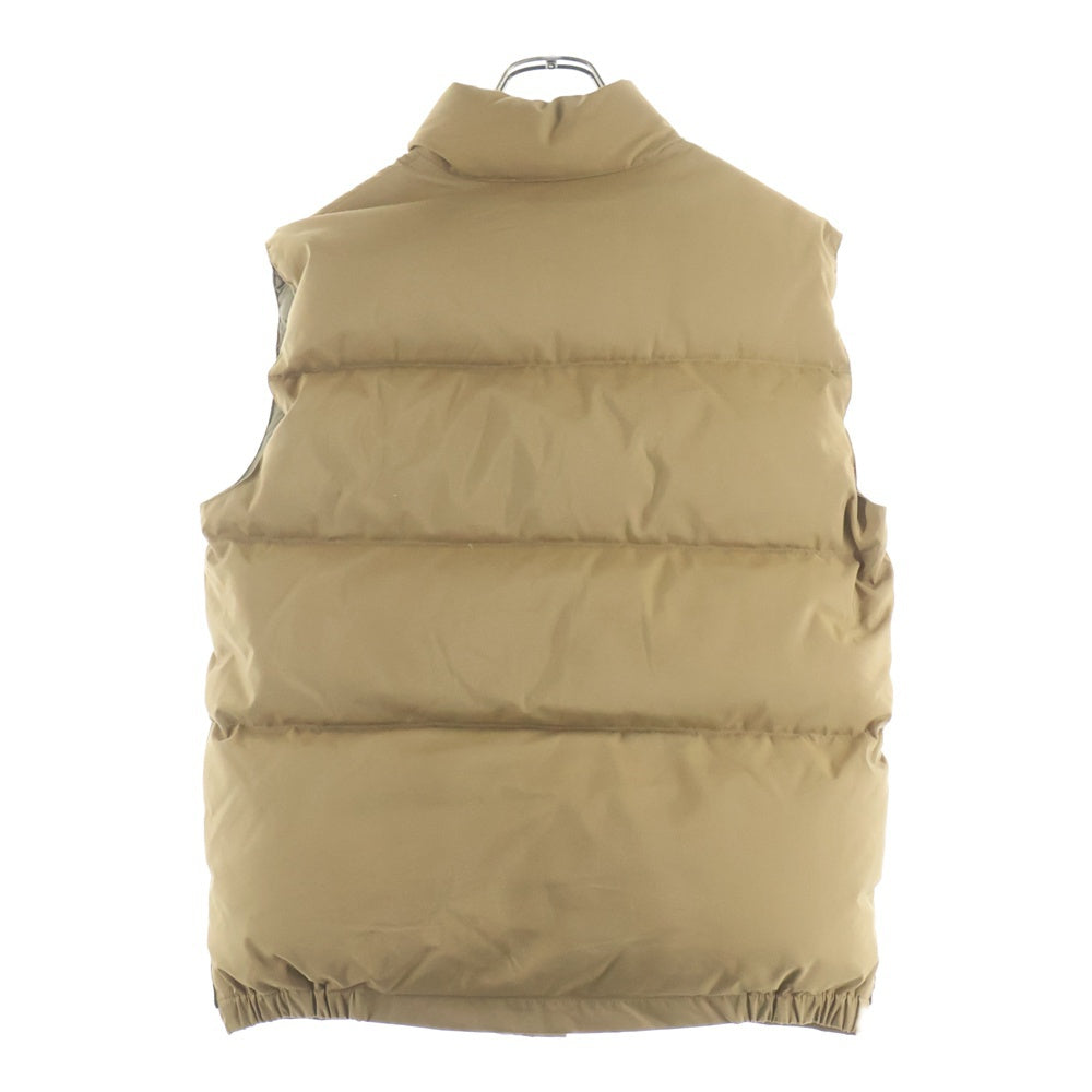 NO BRAND(ノーブランド) CRESCENT DOWN WORKS Italian Vest クレセントダウンワークス イタリアンダウンベスト ブラウン