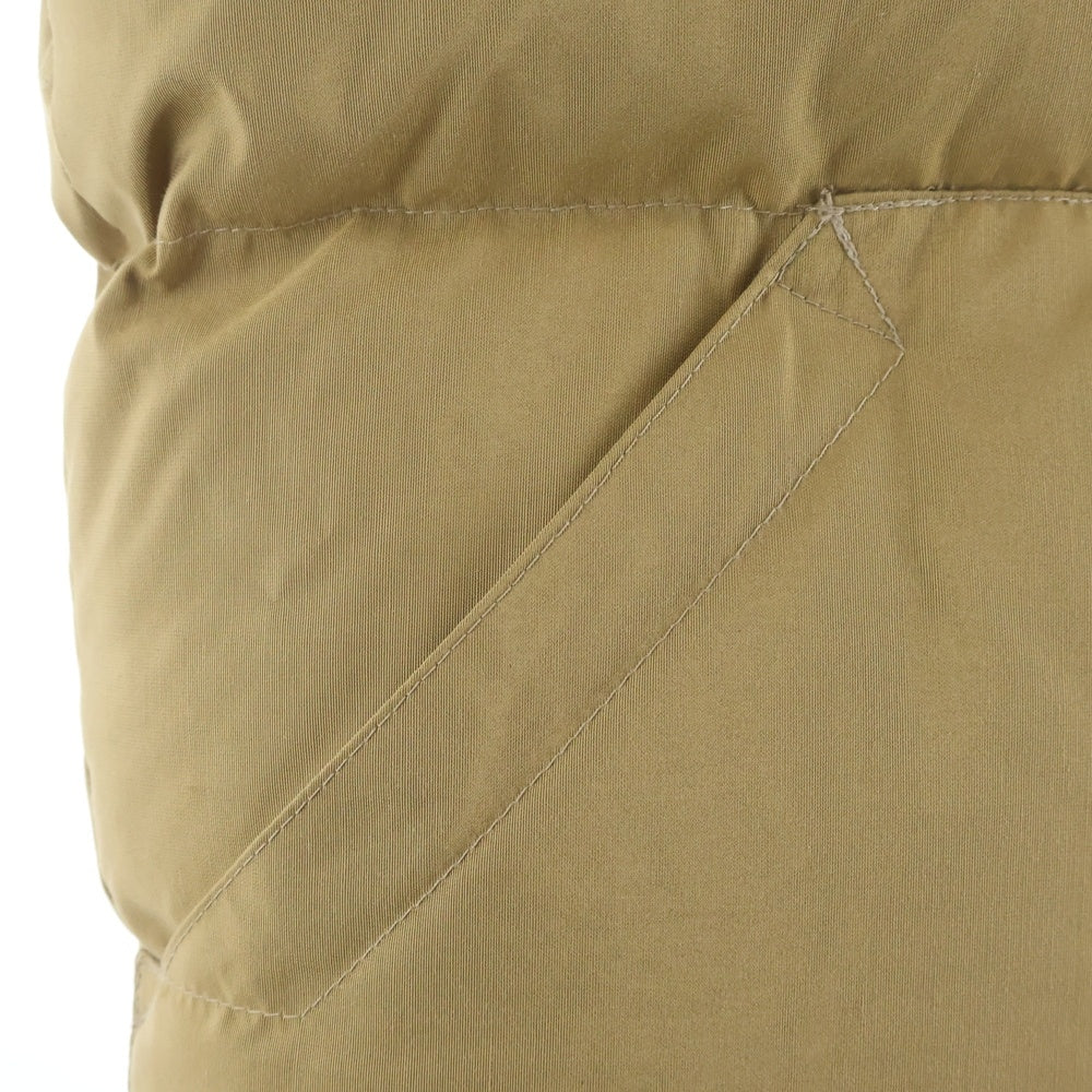 NO BRAND(ノーブランド) CRESCENT DOWN WORKS Italian Vest クレセントダウンワークス イタリアンダウンベスト ブラウン