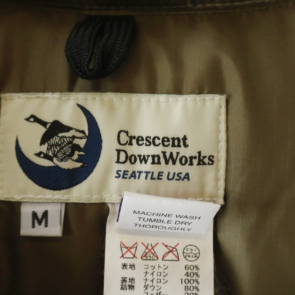 NO BRAND(ノーブランド) CRESCENT DOWN WORKS Italian Vest クレセントダウンワークス イタリアンダウンベスト ブラウン