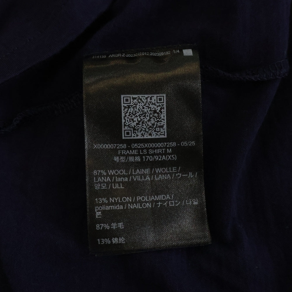ARC'TERYX(アークテリクス) 25AW FRAME LS SHIRT フレーム クルーネック長袖Tシャツ カットソー ネイビー X000007258
