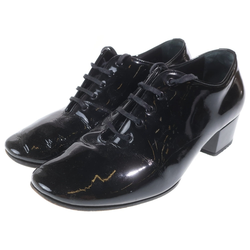 DIOR(ディオール) レースアップ エナメルレザー タンゴシューズ ブラック BM40