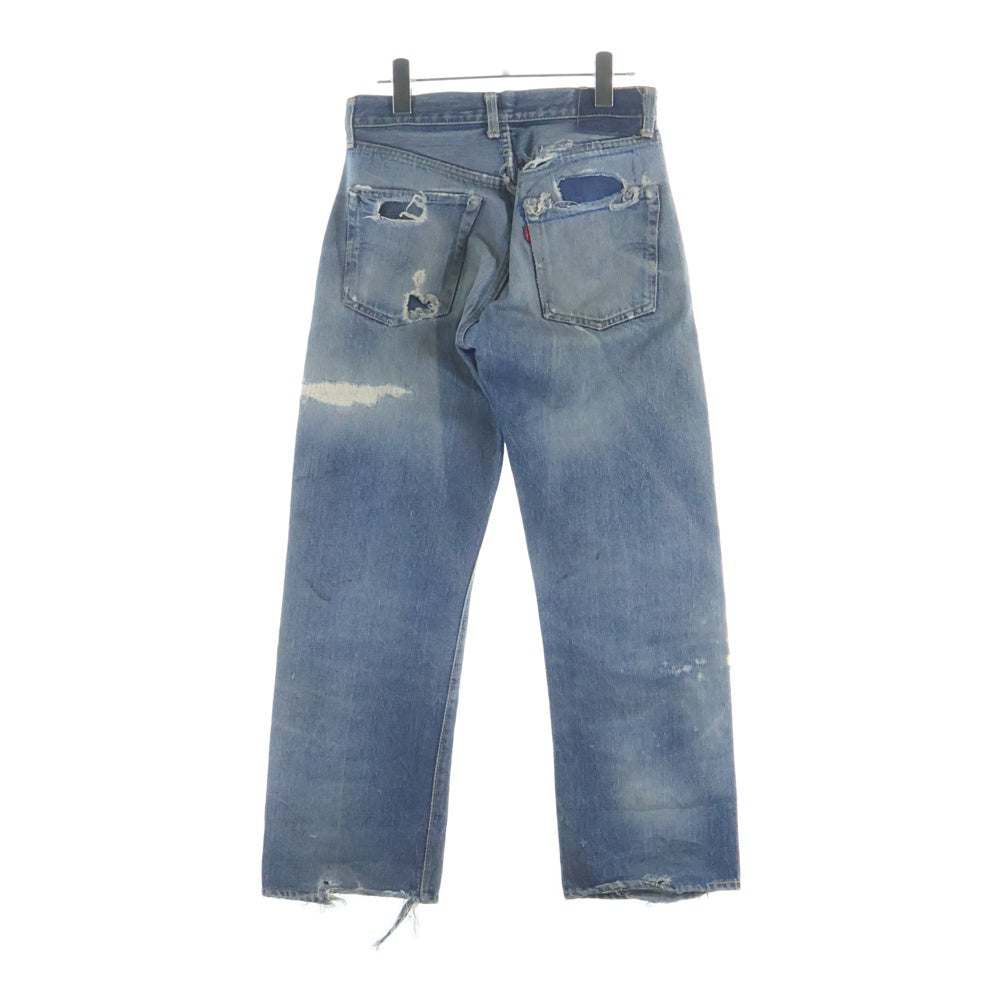 Levi's(リーバイス) 50S VINTAGE 501XX 紙パッチ移行期 両面ビッグE ボタン裏無刻印 オフセット 隠しリベット ボタンフライデニムパンツ インディゴ
