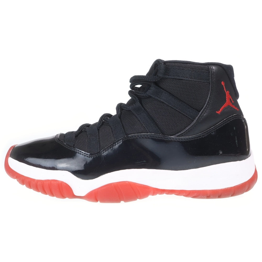 NIKE(ナイキ) AIR JORDAN 11 RETRO BRED エアジョーダン11 レトロ ブレッド ハイカットスニーカー ブラック/レッド US10/28cm 378037-061