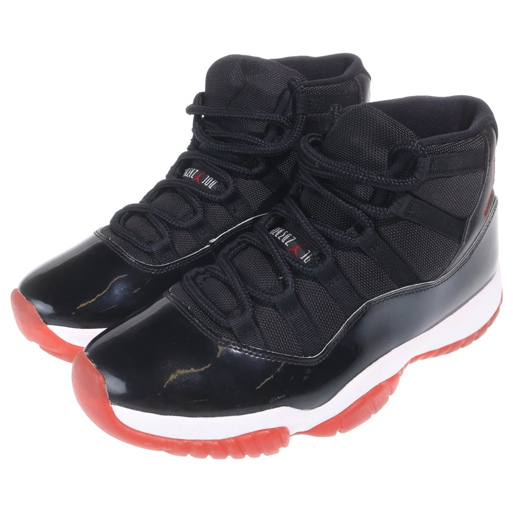 NIKE(ナイキ) AIR JORDAN 11 RETRO BRED エアジョーダン11 レトロ ブレッド ハイカットスニーカー ブラック/レッド US10/28cm 378037-061