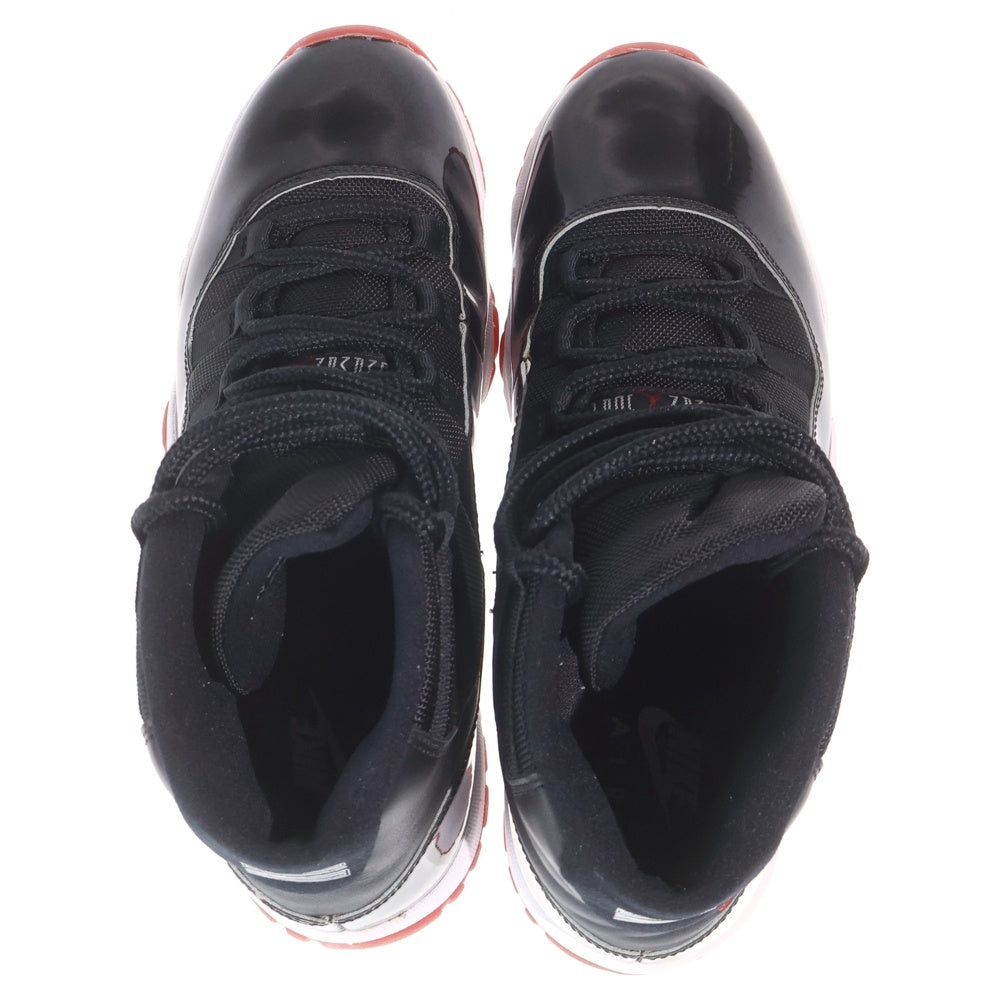 NIKE(ナイキ) AIR JORDAN 11 RETRO BRED エアジョーダン11 レトロ ブレッド ハイカットスニーカー ブラック/レッド US10/28cm 378037-061