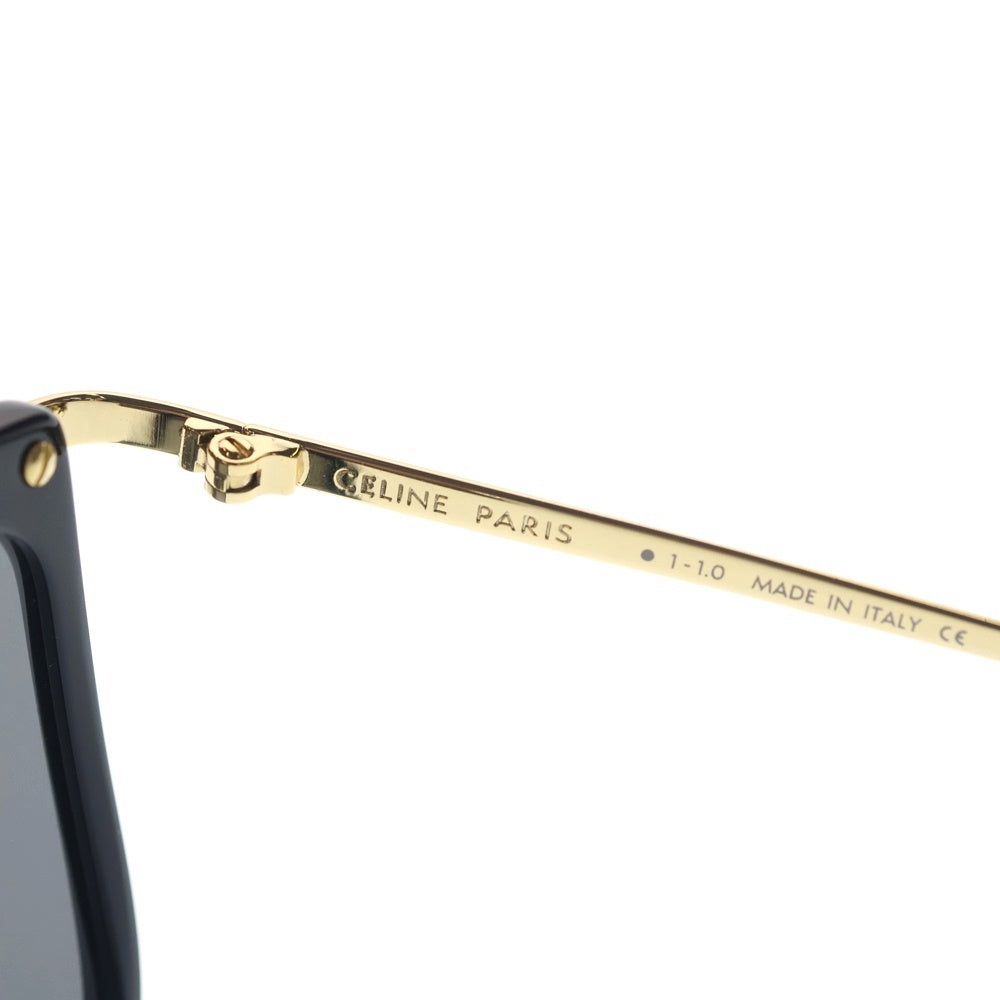 CELINE(セリーヌ) CL40141U スクエアフレーム サングラス メガネ ブラック/ゴールド