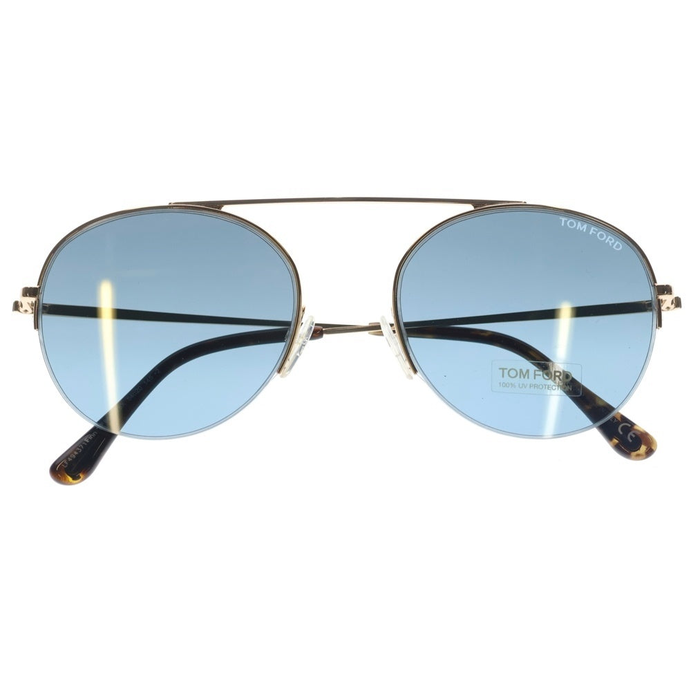 TOM FORD(トムフォード) TF668 ブロウフレーム サングラス メガネ ゴールド