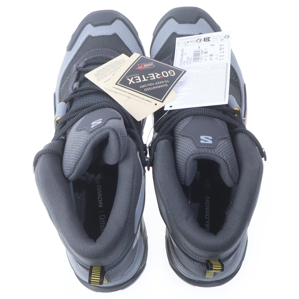 SALOMON(サロモン) X ULTRA 5 MID GORE-TEX エックスウルトラミッド ゴアテックス トレッキングシューズ ハイカットスニーカー グレー US10/28cm 477541