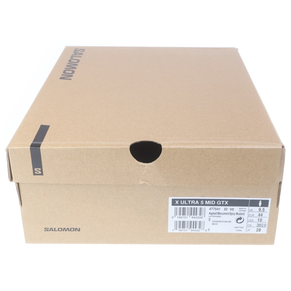 SALOMON(サロモン) X ULTRA 5 MID GORE-TEX エックスウルトラミッド ゴアテックス トレッキングシューズ ハイカットスニーカー グレー US10/28cm 477541