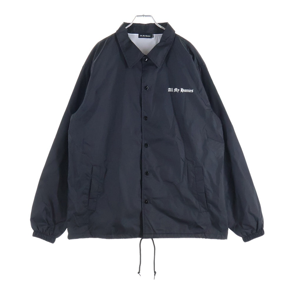 NO BRAND(ノーブランド) All My Homies オールマイホーミーズ All My Homies Coach Jacket オールマイホーミーズ コーチジャケット ブラック