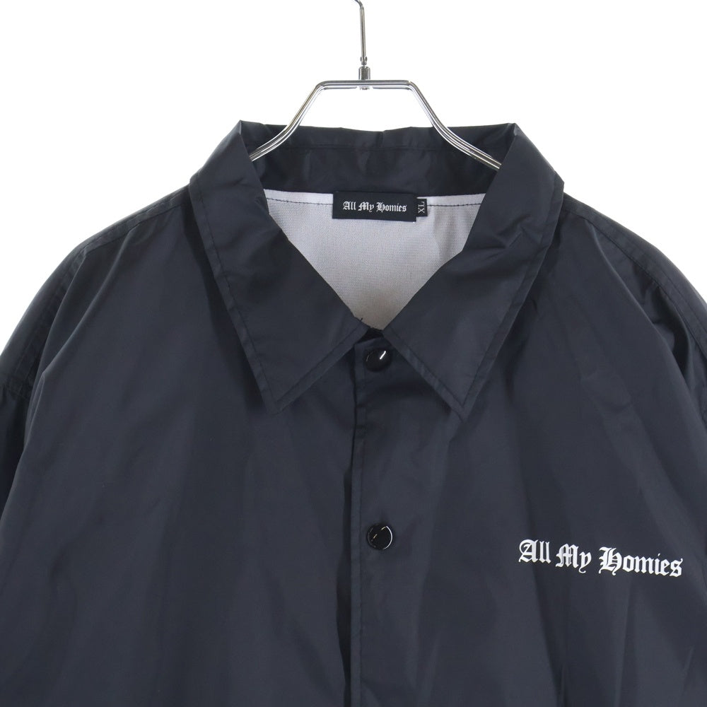NO BRAND(ノーブランド) All My Homies オールマイホーミーズ All My Homies Coach Jacket オールマイホーミーズ コーチジャケット ブラック