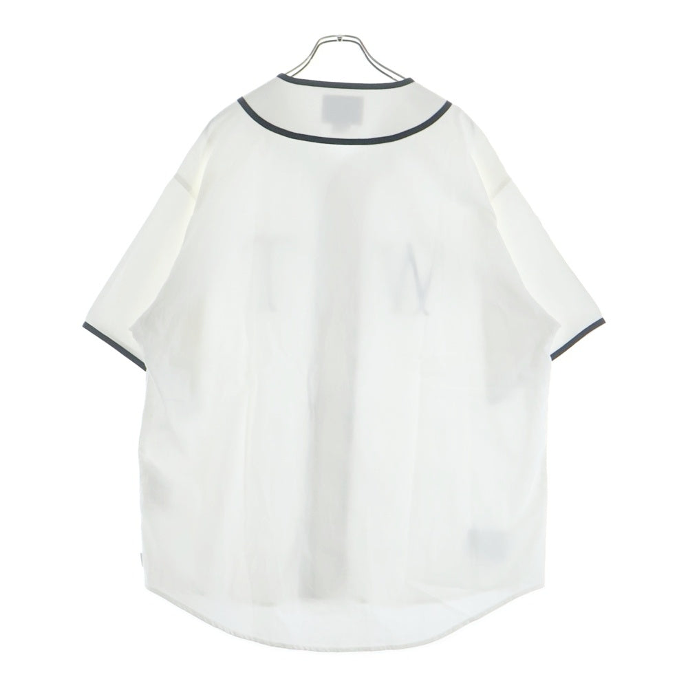 WTAPS(ダブルタップス) 25SS LEAGUE SS COTTON WHITE リーグコットンベースボール コットン 半袖シャツ ホワイト 251TQDT-SHM09