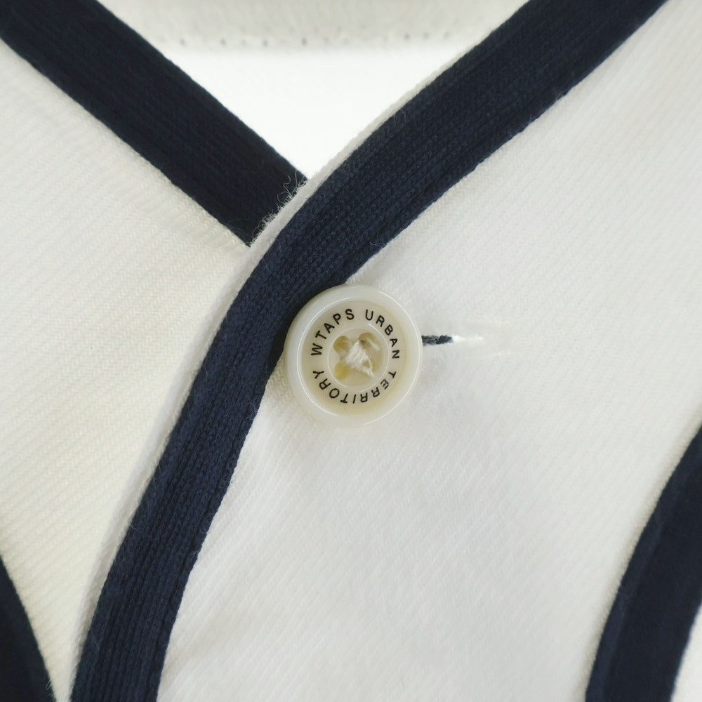 WTAPS(ダブルタップス) 25SS LEAGUE SS COTTON WHITE リーグコットンベースボール コットン 半袖シャツ ホワイト 251TQDT-SHM09