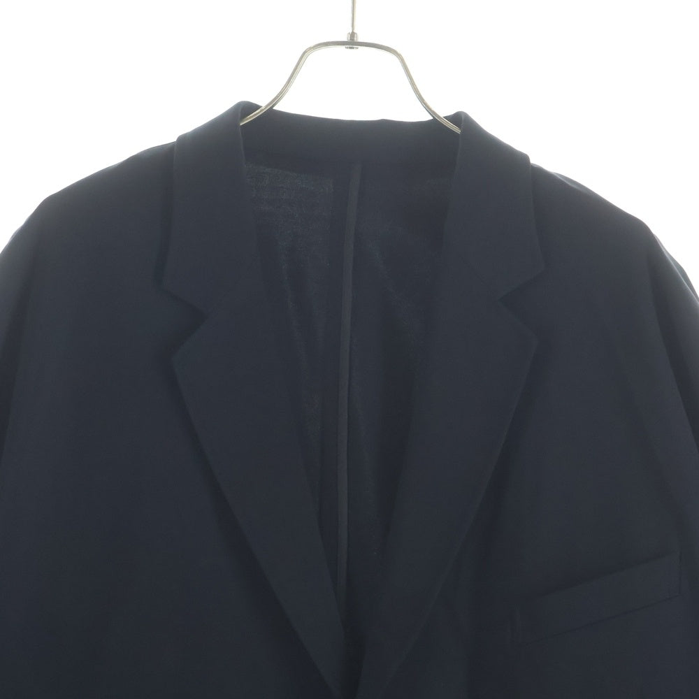 Graphpaper(グラフペーパー) 25SS Compact Ponte Jacket コンパクトポンチ 2B シングルテーラードジャケット ブラック GM251-20176B