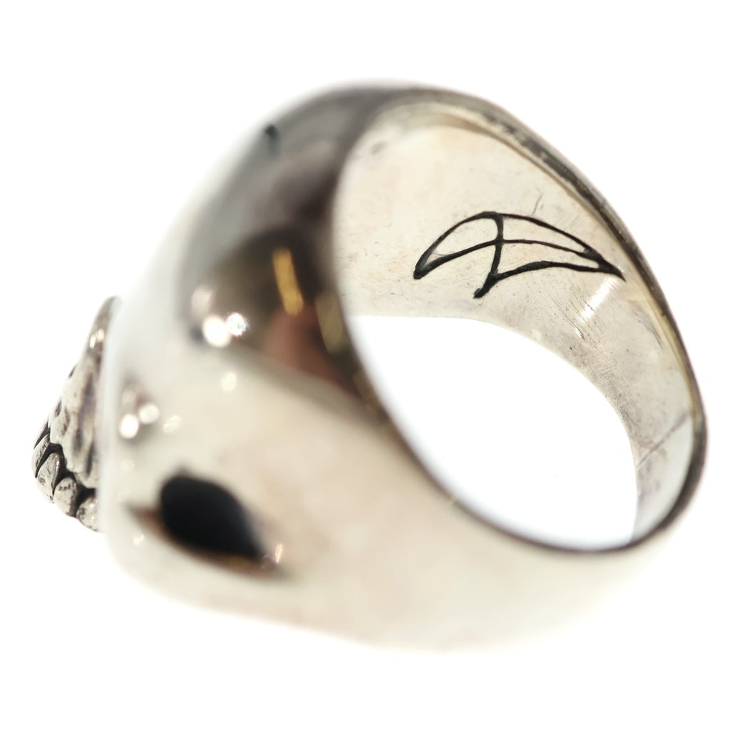 CRAZY PIG(クレイジーピッグ) EVIL SKULL RING イービル スカル リング シルバー レディース